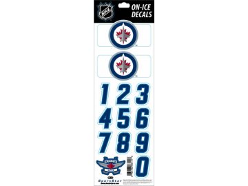 Samolepky na helmu Winnipeg Jets Decals