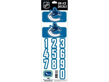 Samolepky na helmu Vancouver Canucks Decals Royal