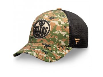 Kšiltovka Edmonton Oilers Authentic Pro Military Appreciation Speed Flex