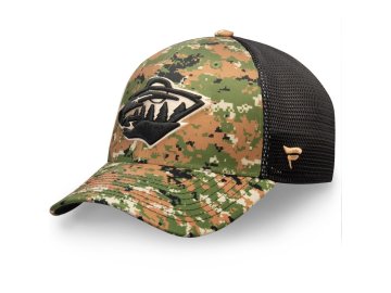Kšiltovka Minnesota Wild Authentic Pro Military Appreciation Speed Flex