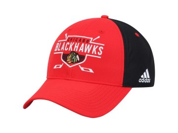 Kšiltovka Chicago Blackhawks Adidas Coaches Two-Tone Hockey Shield