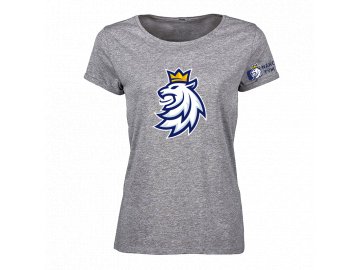 Dámské tričko logo lev Český hokej