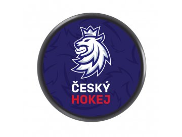 Puk logo lev modrý podklad