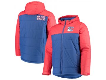Zimní Bunda New York Rangers G-III Sports by Carl Banks Exploration Polyfill Hooded Parka