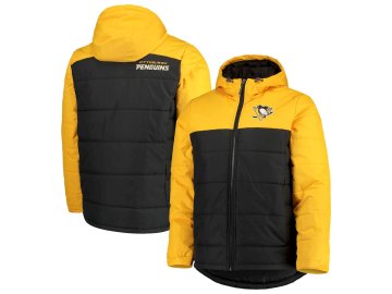 Zimní Bunda Pittsburgh Penguins G-III Sports by Carl Banks Exploration Polyfill Hooded Parka