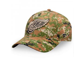 Kšiltovka Detroit Red Wings Authentic Pro Military Appreciation Alpha Adjustable