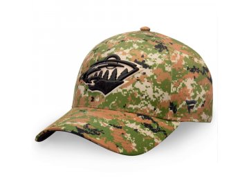 Kšiltovka Minnesota Wild Authentic Pro Military Appreciation Alpha Adjustable