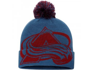 Zimní Čepice Colorado Avalanche Iconic Team Pop Cuffed Knit