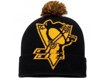 Zimní Čepice Pittsburgh Penguins Iconic Team Pop Cuffed Knit