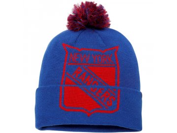Zimní Čepice New York Rangers Iconic Team Pop Cuffed Knit