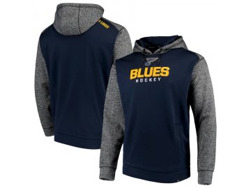Mikina St. Louis Blues Static Fleece Pullover Hoodie