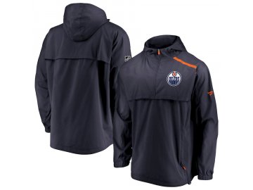 Bunda Edmonton Oilers Authentic Pro Rinkside Anorak 1/4-Zip