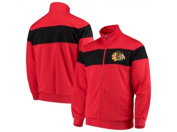 Bunda Chicago Blackhawks G-III Sports by Carl Banks Strength Full-Zip Track Jacket