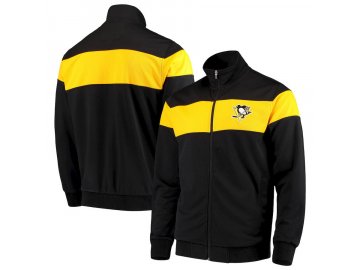 Bunda Pittsburgh Penguins G-III Sports by Carl Banks Strength Full-Zip Track Jacket