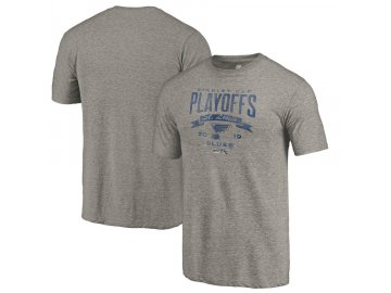 Tričko St. Louis Blues 2019 Stanley Cup Playoffs Bound Buzzer Beater Tri-Blend