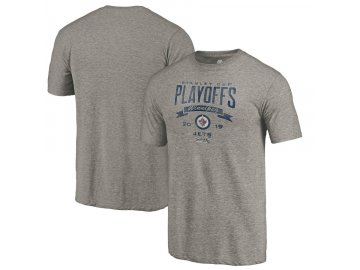 Tričko Winnipeg Jets 2019 Stanley Cup Playoffs Bound Buzzer Beater Tri-Blend