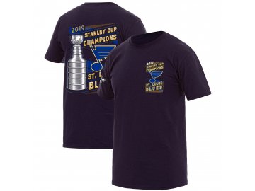 Pánské tričko St. Louis Blues 2019 Stanley Cup Champions Navy