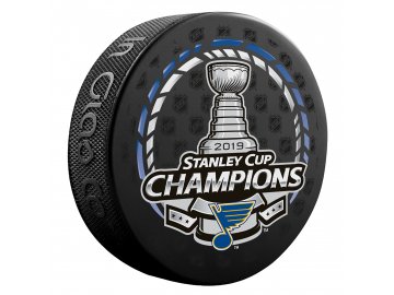 Puk St. Louis Blues Fanatics Authentic Unsigned 2019 Stanley Cup Champions Logo Hockey Puck