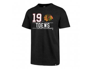 Tričko Jonathan Toews #19 Player Name '47 CLUB TEE