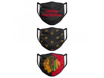 Roušky Chicago FOCO Blackhawks FOCO - set 3 kusy