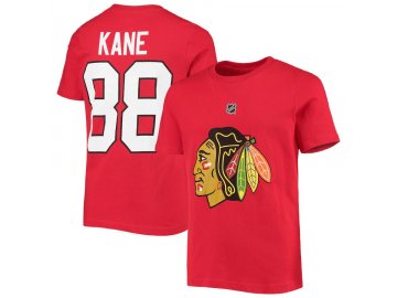 Dětské Tričko Patrick Kane #88 Chicago Blackhawks Name Number
