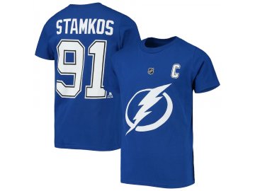 Dětské Tričko Steven Stamkos #91 Tampa Bay Lightning Name Number