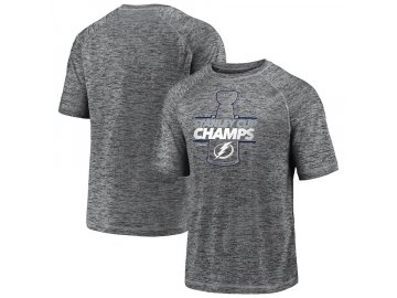 Pánské tričko Tampa Bay Lightning 2020 Stanley Cup Champions Locker Room Laser Shot Performance