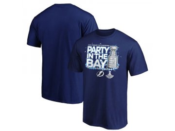 Pánské tričko Tampa Bay Lightning 2020 Stanley Cup Champions Parade Celebration Last Stop
