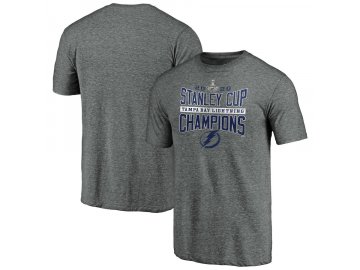 Pánské tričko Tampa Bay Lightning 2020 Stanley Cup Champions Odd Man Rush Team Tri-Blend