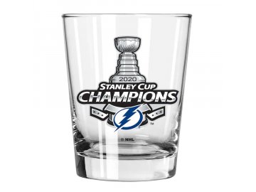 Sklenička Tampa Bay Lightning 2020 Stanley Cup Champions 15oz. Double Old-Fashioned Glass