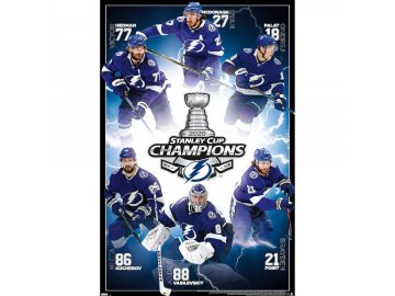 Plakát Tampa Bay Lightning 2020 Stanley Cup Champions 40'' x 25'' Poster
