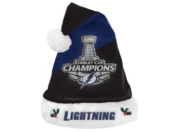 Vánoční čepice Tampa Bay Lightning 2020 Stanley Cup Champions Santa Hat