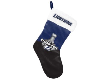 Vánoční ponožka Tampa Bay Lightning 2020 Stanley Cup Champions Holiday Stocking