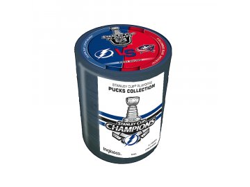 Set puků Tampa Bay Lightning 2020 Stanley Cup Champions 4-Puck Tower - Limited Edition of 2020