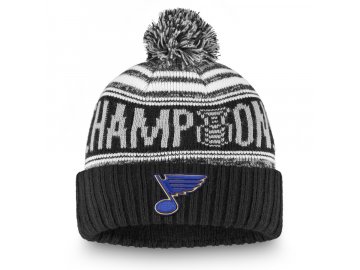 Zimní Čepice St. Louis Blues Stanley Cup Champions 2019 Cuff Pom