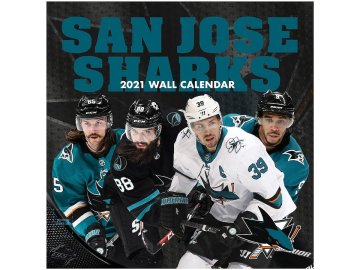 Kalendář San Jose Sharks 2021 Wall Calendar