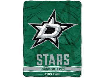 Deka Dallas Stars Plush Micro Throw Logo