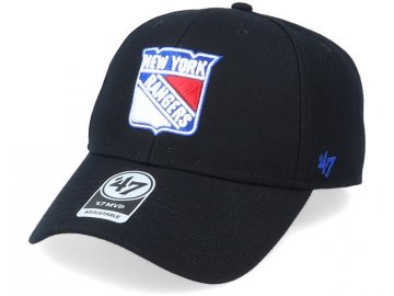 new york rangers mvp black white adjustable 47 brand