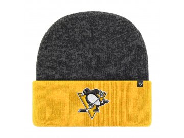 Zimní čepice Pittsburgh Penguins Two Tone Brain Freeze '47 CUFF KNIT