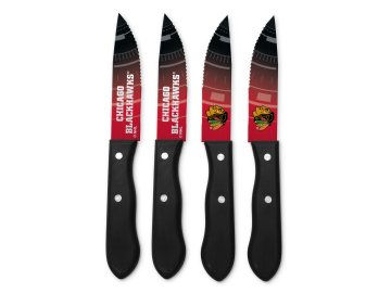 Sada nožů Chicago Blackhawks 4 Piece Steak Knife Set