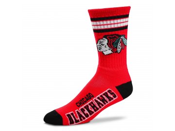 504 Chicago Blackhawks 4 Stripe Deuce (red black)
