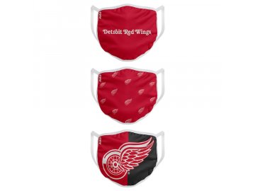 Roušky Detroit Red Wings FOCO - set 3 kusy (Velikost dospělá velikost)