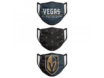 Roušky Vegas Golden Knights FOCO - set 3 kusy EU