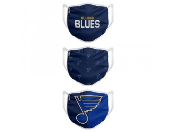 Roušky St. Louis Blues FOCO - set 3 kusy (Velikost dětská velikost)