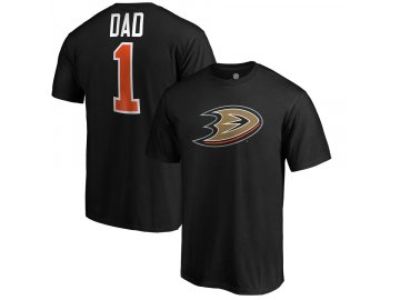 Tričko Anaheim Ducks #1 Dad T-Shirt - Black