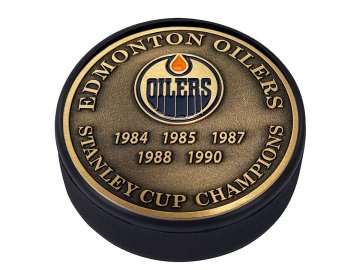 Puk Edmonton Oilers Stanley Cup Champions Medallion Collection
