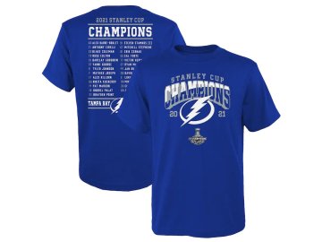 Dětské tričko Tampa Bay Lightning 2021 Stanley Cup Champions Roster