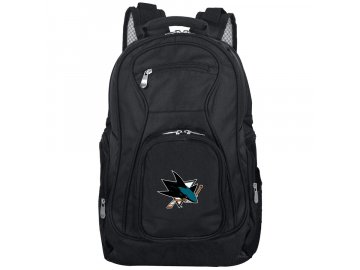 Batoh San Jose Sharks Laptop Travel Backpack - Black