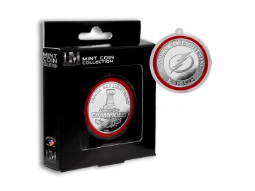 Pamětní Mince Tampa Bay Lightning Highland Mint 2021 Stanley Cup Champions Silver Mint Coin