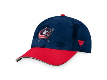 Kšiltovka Columbus Blue Jackets Authentic Pro Locker Room Flex Hat - Navy/Red